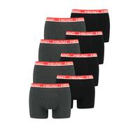 HEAD Boxer, Biancheria intima Uomo, Grigio/Rosso, S