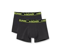 HEAD Boxer, Biancheria intima Uomo, Nero/Verde, L