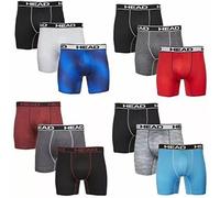 HEAD Boxer Briefs Performance Da Uomo, Briefs, String Bikinis 12-Pack