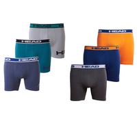 HEAD Boxer Briefs Sportivi Da Uomo - Confezione Da 6 Pezzi
