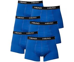 HEAD, boxer da uomo, 6 pezzi, in diversi colori, Uomo, Head Boxer Short, blu / nero, S