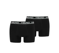 HEAD Boxer Da Uomo, Confezione Da 2 - Basic, Cotone Stretch, Monocromatico