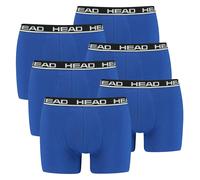 HEAD Boxer Da Uomo, Confezione Da 6 - Basic, Cotone Stretch, Monocromatico