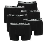 HEAD Boxer Da Uomo, Confezione Da 6 - Basic, Cotone Stretch, Monocromatico