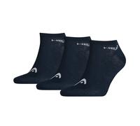HEAD Calzini Sneakers Unisex, 3 Pezzi - Morbido Mix Di Cotone, Monocromatico