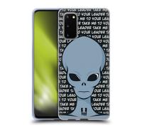 HEAD CASE ALL ABOUT ALIENS CUSTODIA COVER MORBIDA IN GEL PER SAMSUNG TELEFONI 1