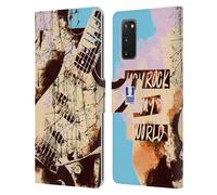 HEAD CASE ALL ABOUT MUSIC CUSTODIA COVER A PORTAFOGLIO PER SAMSUNG TELEFONI 1