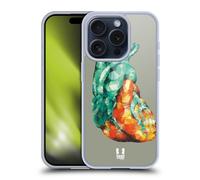 HEAD CASE ANATOMIA A POLIGONI CUSTODIA COVER MORBIDA IN GEL PER APPLE iPHONE