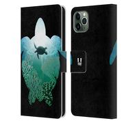 HEAD CASE ANIMAL DOUBLE EXPOSURE CUSTODIA COVER A PORTAFOGLIO PER APPLE iPHONE