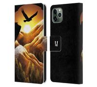 HEAD CASE ANIMAL DOUBLE EXPOSURE CUSTODIA COVER A PORTAFOGLIO PER APPLE iPHONE