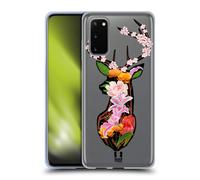 HEAD CASE ANIMAL FLORAL SILHOUETTES CUSTODIA COVER MORBIDA IN GEL PER SAMSUNG 1