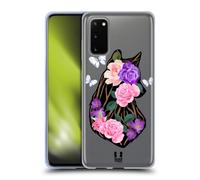 HEAD CASE ANIMAL FLORAL SILHOUETTES CUSTODIA COVER MORBIDA IN GEL PER SAMSUNG 1