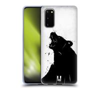 HEAD CASE ANIMAL INK BLOTS CUSTODIA COVER MORBIDA IN GEL PER SAMSUNG TELEFONI 1