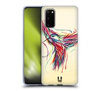 HEAD CASE ANIMAL SCRIBBLES CUSTODIA COVER MORBIDA IN GEL PER SAMSUNG TELEFONI 1