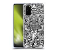 HEAD CASE ANIMAL SKULL B&W CUSTODIA COVER MORBIDA IN GEL PER SAMSUNG TELEFONI 1