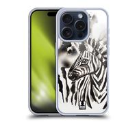 HEAD CASE ANIMALI BIANCO E NERO CUSTODIA COVER MORBIDA IN GEL PER APPLE iPHONE