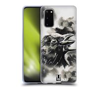 HEAD CASE ANIMALI BIANCO E NERO CUSTODIA COVER MORBIDA IN GEL PER SAMSUNG 1