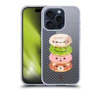 HEAD CASE ANIMALI DONUT KAWAII CUSTODIA COVER MORBIDA IN GEL PER APPLE iPHONE