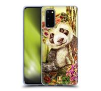 HEAD CASE ANIMALI FLOREALI CUSTODIA COVER MORBIDA IN GEL PER SAMSUNG TELEFONI 1