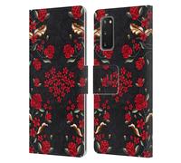 HEAD CASE ART DECO FLOREALE CUSTODIA COVER A PORTAFOGLIO PER SAMSUNG TELEFONI 1