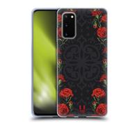 HEAD CASE ART DECO FLOREALE CUSTODIA COVER MORBIDA IN GEL PER SAMSUNG TELEFONI 1
