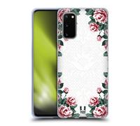 HEAD CASE ART DECO FLOREALE CUSTODIA COVER MORBIDA IN GEL PER SAMSUNG TELEFONI 1