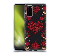 HEAD CASE ART DECO FLOREALE CUSTODIA COVER MORBIDA IN GEL PER SAMSUNG TELEFONI 1
