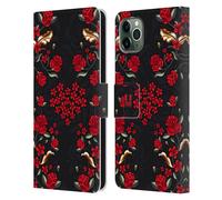 HEAD CASE ART DECO FLOREALE CUSTODIA COVER PORTAFOGLIO IN PELLE PER APPLE iPHONE