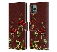 HEAD CASE ART DECO FLOREALE CUSTODIA COVER PORTAFOGLIO IN PELLE PER APPLE iPHONE