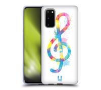 HEAD CASE ARTE G-CLEF CUSTODIA COVER MORBIDA IN GEL PER SAMSUNG TELEFONI 1
