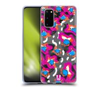 HEAD CASE ASTRATTO COLORATO CUSTODIA COVER MORBIDA IN GEL PER SAMSUNG TELEFONI 1