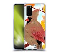 HEAD CASE AUTUMN BIRDS CUSTODIA COVER MORBIDA IN GEL PER SAMSUNG TELEFONI 1