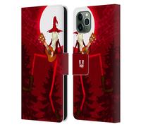 HEAD CASE BABBO NATALE MAGRO CUSTODIA COVER A PORTAFOGLIO PER APPLE iPHONE