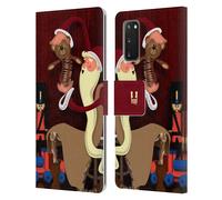 HEAD CASE BABBO NATALE MAGRO CUSTODIA COVER A PORTAFOGLIO PER SAMSUNG TELEFONI 1
