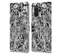 HEAD CASE BAMBOLE VOODOO DOODLE CUSTODIA COVER A PORTAFOGLIO PER SAMSUNG 1