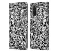 HEAD CASE BAMBOLE VOODOO DOODLE CUSTODIA COVER A PORTAFOGLIO PER SAMSUNG 1