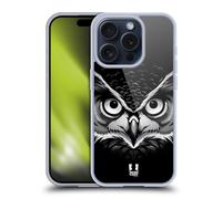 HEAD CASE BIG FACE ILLUSTRATED 2 CUSTODIA COVER MORBIDA IN GEL PER APPLE iPHONE