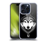 HEAD CASE BIG FACE ILLUSTRATED 2 CUSTODIA COVER MORBIDA IN GEL PER APPLE iPHONE