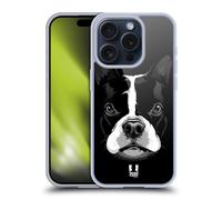 HEAD CASE BIG FACE ILLUSTRATED 2 CUSTODIA COVER MORBIDA IN GEL PER APPLE iPHONE