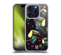 HEAD CASE BIRD AND FRUIT CUSTODIA COVER MORBIDA IN GEL PER APPLE iPHONE TELEFONI