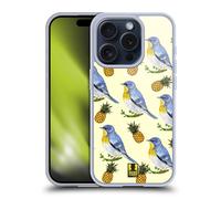 HEAD CASE BIRD AND FRUIT CUSTODIA COVER MORBIDA IN GEL PER APPLE iPHONE TELEFONI