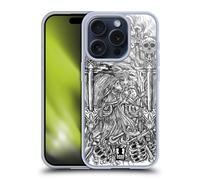HEAD CASE BNW SKULLS CUSTODIA COVER MORBIDA IN GEL PER APPLE iPHONE TELEFONI