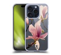 HEAD CASE BOCCIOLI DI MAGNOLIA CUSTODIA COVER MORBIDA IN GEL PER APPLE iPHONE