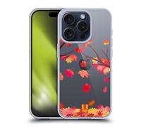 HEAD CASE BOCCIOLI E FOGLIAME CUSTODIA COVER MORBIDA IN GEL PER APPLE iPHONE