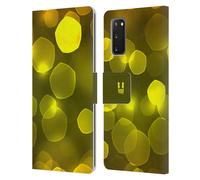 HEAD CASE BOKEH PATTERN CUSTODIA COVER A PORTAFOGLIO PER SAMSUNG TELEFONI 1