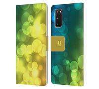 HEAD CASE BOKEH PATTERN CUSTODIA COVER A PORTAFOGLIO PER SAMSUNG TELEFONI 1