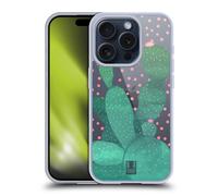 HEAD CASE CACTUS AQUARELLO CUSTODIA COVER MORBIDA IN GEL PER APPLE iPHONE PHONES