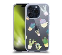 HEAD CASE CACTUS AQUARELLO CUSTODIA COVER MORBIDA IN GEL PER APPLE iPHONE PHONES