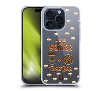 HEAD CASE CAFFÈ E DONUT CUSTODIA COVER MORBIDA IN GEL PER APPLE iPHONE TELEFONI