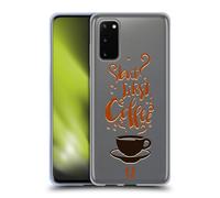 HEAD CASE CAFFÈ E DONUT CUSTODIA COVER MORBIDA IN GEL PER SAMSUNG TELEFONI 1